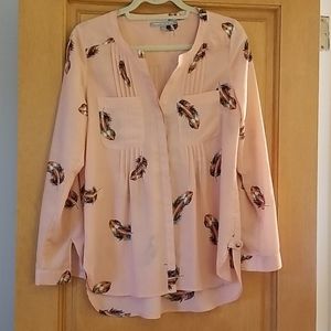 Feather blouse